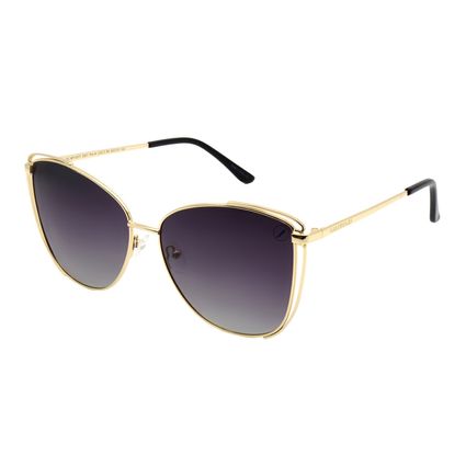 OC.MT.4377-2021.1  Oculos de Sol Feminino Chilli Beans Cat Polarizado Degrade Dourado -3-